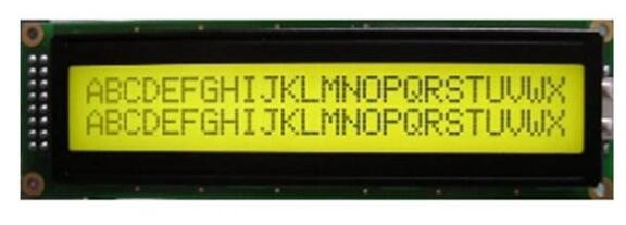 Quality Character LCD Display Module 40 Characters X 2 Lines STN Yellow Green 4002 for sale