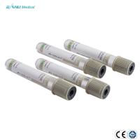 China Grey Top Blood Glucose Tube 13x75mm Sodium Fluoride EDTA Additive factory