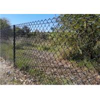 Quality 11 BWG 12 BWG Metal Chain Link Fencing OHSAS Wildlife Safe Fencing for sale