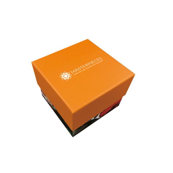 Quality Orange Exquisite Paper Gift Packaging Box , Apple Watch Packaging Box for sale