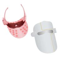 China BU100 Facial Light Therapy Mask , Red Blue Yellow LED Beauty Mask 3.7V factory
