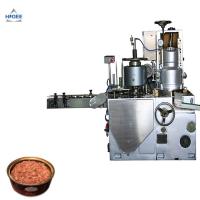 China Higee canned food meat corned beef filler seamer canned meatloaf filling seaming machine factory