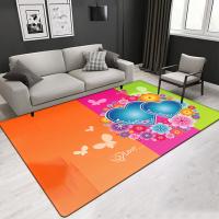 China Flower pattern large area rug for living room and bedroom carpet custom size & thickness factory