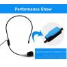 China Wired Stereo Portable Wireless Mic Cable Directional Headset Mike Dynamic factory