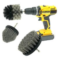 China Electric Power Grout Drill Scrub Brush Scrubber Attachment Multifunctional For Cleaning for sale