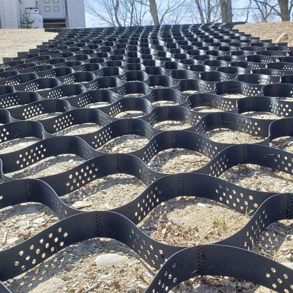 Quality HDPE Plastic Geocell For Road Construction Ground Grid 150mm 100mm for sale