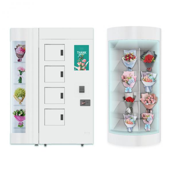 Quality 360 Rotation Segregation Vending Flowers Machine For Restaurant Hospital for sale