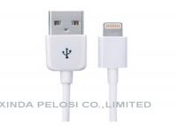 China 5.0 V Smart Cell Phone Accessories Apple Lightning Cable 8 Copper Connector factory