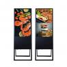 China Loop Indoor Advertising LCD LED Display Screen Floor Standing 43 Inch TFT Non Touch factory