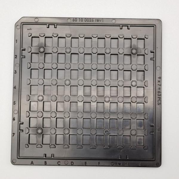 Quality Tiny Modules 4 Inch Waffle Pack Chip Trays ESD Stable Anti Static for sale