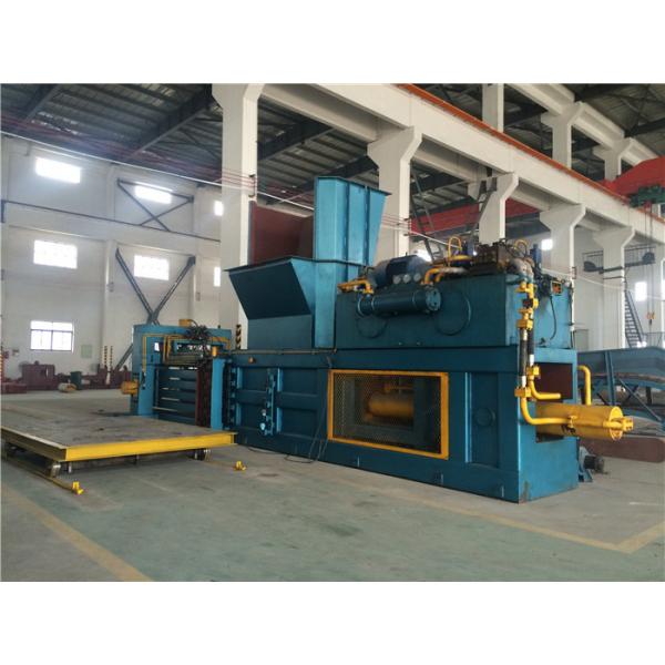 Quality Hydraulic Drive Fully Automatic Horizontal Baler 55 Kw High Production Rate for sale