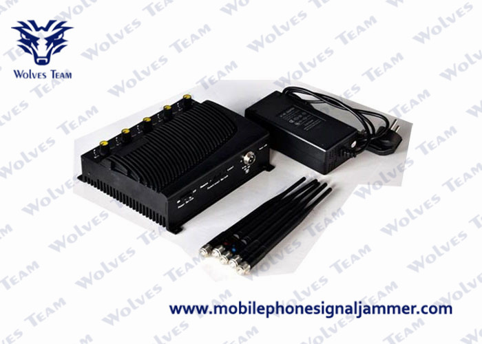 China 12 Watts Mobile Phone Blocker , Cell Phone Frequency Jammer CDMA450 DCS / PHS factory