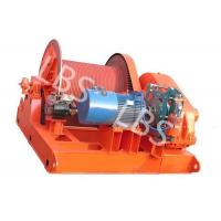 China 10 Ton Electric Winch Machine With LBS Groove Drum / Electric Crane Winch factory