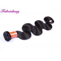 China 100% Natural Indian Temple Hair Raw Unprocessed / Black Hair Extensions factory