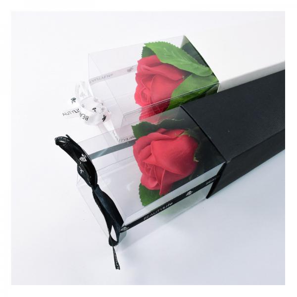 Quality Nice Design Single Rose Flower Box With Different Color And Ribbon For for sale