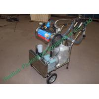 China High Efficiency Mobile Milking Machine with Single Cluster Group for sale