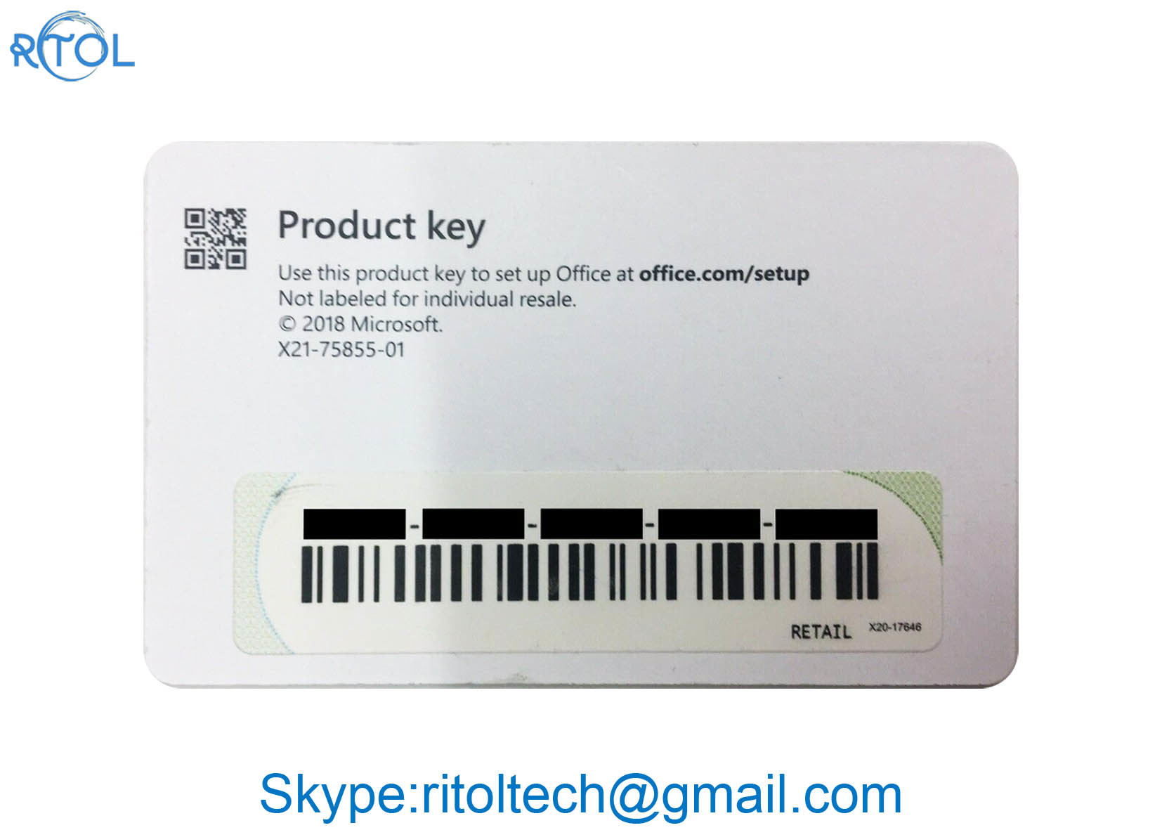 China Retail Box Office 2019 Product Key Card , Download Microsoft Office New Version Download Activate No DVD factory