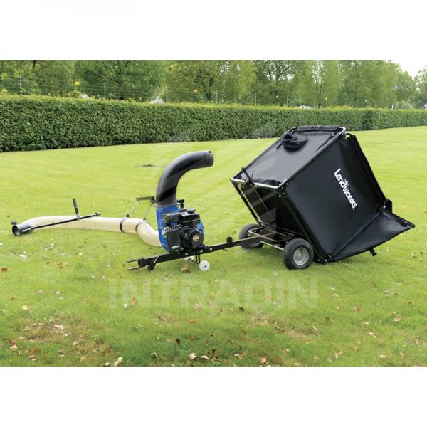 Quality Electric Leaf Vacuum Tow Behind Blower 180 Gallon With Opening Clamshell for sale