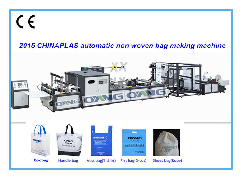 China New PP Automatic Non Woven Bag Making Machines / Carry Bag Machine factory