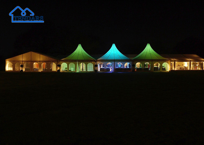 China Custom Party Marquee Tents With Aluminium Alloy Frame PVC Waterproof factory