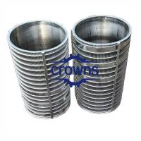 China Factory Outlet ID 260mm Wedge Wire Mesh Pipe Filter Cylinder for Liquid Filtration factory