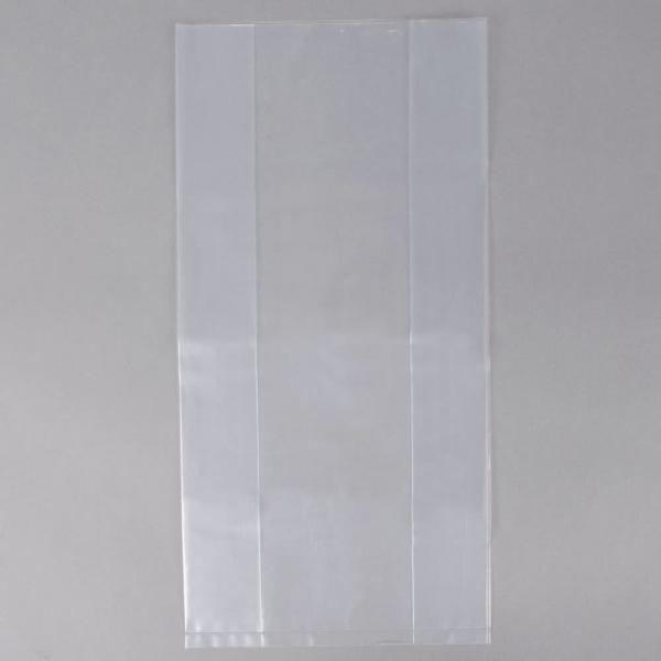 Quality 6" X 3" X 12" Plastic Flat Bags LDPE Material Clear Colour For Food for sale