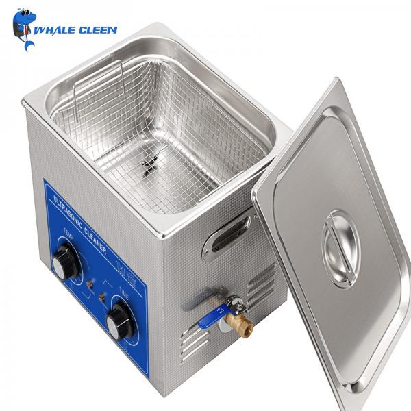 Quality SUS304 Ultrasonic Jewelry Cleaning Machine 4.5L 40KHz Mechanical Control for sale