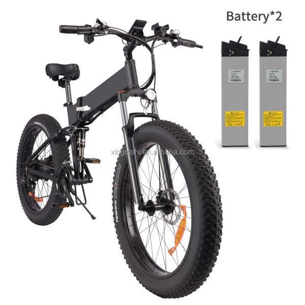 Quality Folding 750Watt Fat Tire Electric Mountain Bike Snow Electric Bicycles for sale