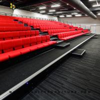 China TUV Standard Damp Proof Indoor Retractable Bleacher Seating for sale