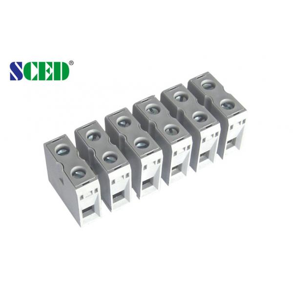 Quality Pitch 14.5mm Terminal Connector Block 2-16 Poles 600V 65A PA66 for sale