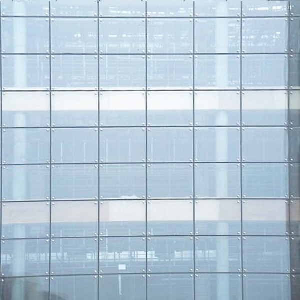 Quality Aluminium Alloy Point Supported Glass Curtain Wall Anodized for sale