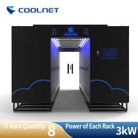 Quality Modular Data Center With In Row Air Conditioning Closed Cold Aisle Solution for sale