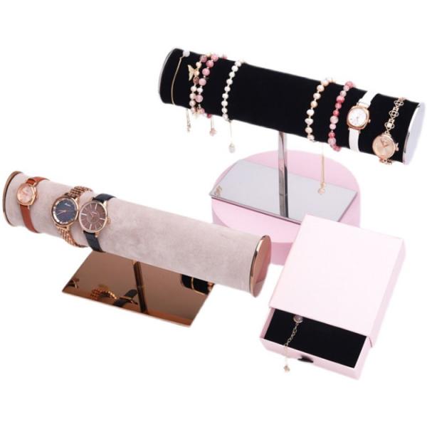 Quality Watch Point Of Purchase Pop Display Luxury Store T Bar Bracelet Jewelry Holder for sale