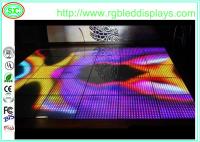 China Interactive Sensitive Charming Acrylic Led Disco Dance Floor Panel Rgb Change Color factory