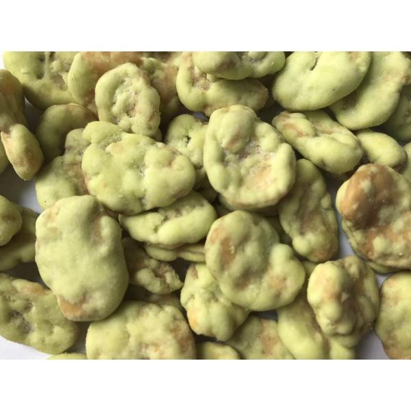 Quality No Pigment Fava Bean Snack Foods , Size Sieved Crunchy Fava Beans OEM Service for sale
