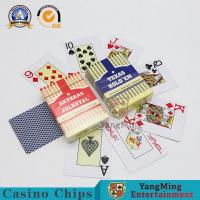 China Texas Hold 'Em Casino Playing Cards Game PVC Conventional Poker Cards Dull Polish Board Games for sale