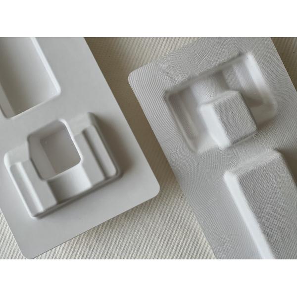 Quality Renewable Custom Thermoformed Trays Molded Pulp Sustainable Fiber Smooth Surface for sale