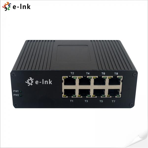 Quality 8 Port Gigabit Industrial Ethernet Media Converter Switch IEEE802.3 / 802.3u / for sale
