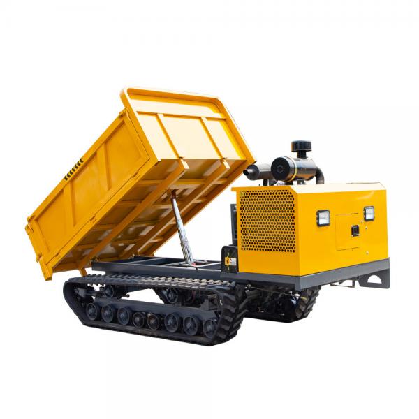 Quality Durable Tracked Mini Dumper With 1.2t Tipping Load And Powerful 42kw Engine for sale