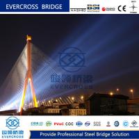 China Customized Steel Cable Suspension Bridge With Hot Dip Galvanized Surface factory