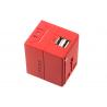 China 5V 2.4A AU UK US EU AC Surge Travel Plug Adapter , All In One World Travel Adapter factory