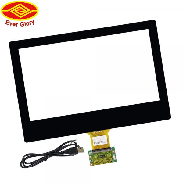 Quality 13.3 Inch Industrial Touch Panel PCAP Touch Screen Transparent Tempered Glass for sale