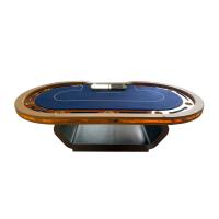 Quality Exquisite Texas Holdem Casino Poker Table with Polygonal Table Legs for sale
