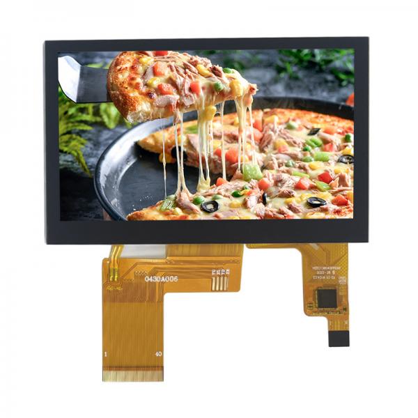 Quality 480x272 Parallel LCD Display ILI6485A Driver 4.3 Capacitive Touch Screen 40PIN RGB for sale