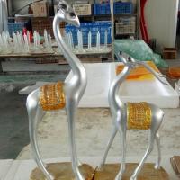 China Polished Resin Deer Statue For Shop Christmas Decoration factory