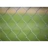 China 9 Gauge 48 Inch Chain Link Fence Cloth Galvanized 2 Inch Hole Size factory