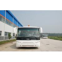 Quality Low Carbon Alloy Steel Body Airport Transfer Coach , Right / Left Hand Drive Bus for sale