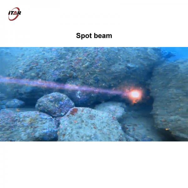 Quality IP68 Underwater Lights For Scuba Diving White Laser With 21700 Li Ion Battery for sale