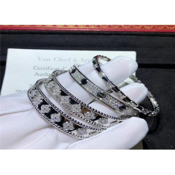 Quality Women'S 18K White Gold Bracelet With Diamonds for sale