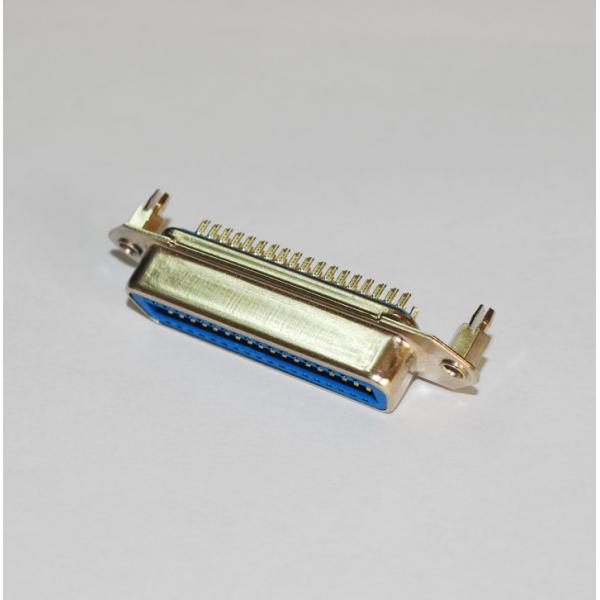 Quality 50 Pin Centronic Champe Solder Female Ribbon Connector With Board lock for sale